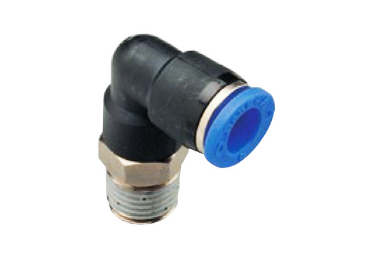PL 1/2-N03U New One Touch 1/2" Tube OD x 3/8" NPT Pneumatic 90° Elbow Fitting 